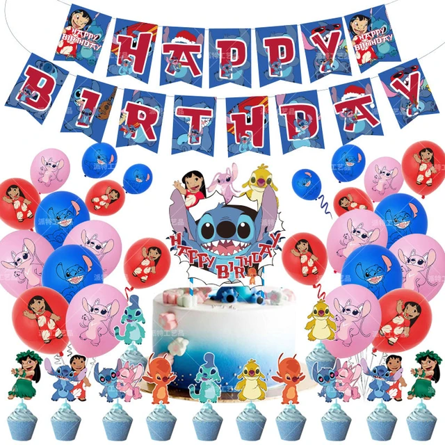 1 ensemble de ballons Lilo & Stitch pour fête d'anniversaire