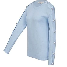 MAGLIA GIROCOLLO Майкл Корс Селеста облако MH76NGEMP5(M