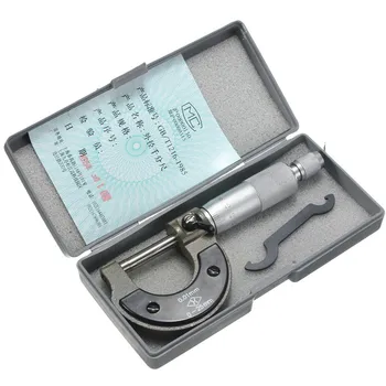 

0-25mm 0.01mm Outside External Metric Gauge Micrometer Accurate Measuring Tool with Box Machinist Measuring Toos