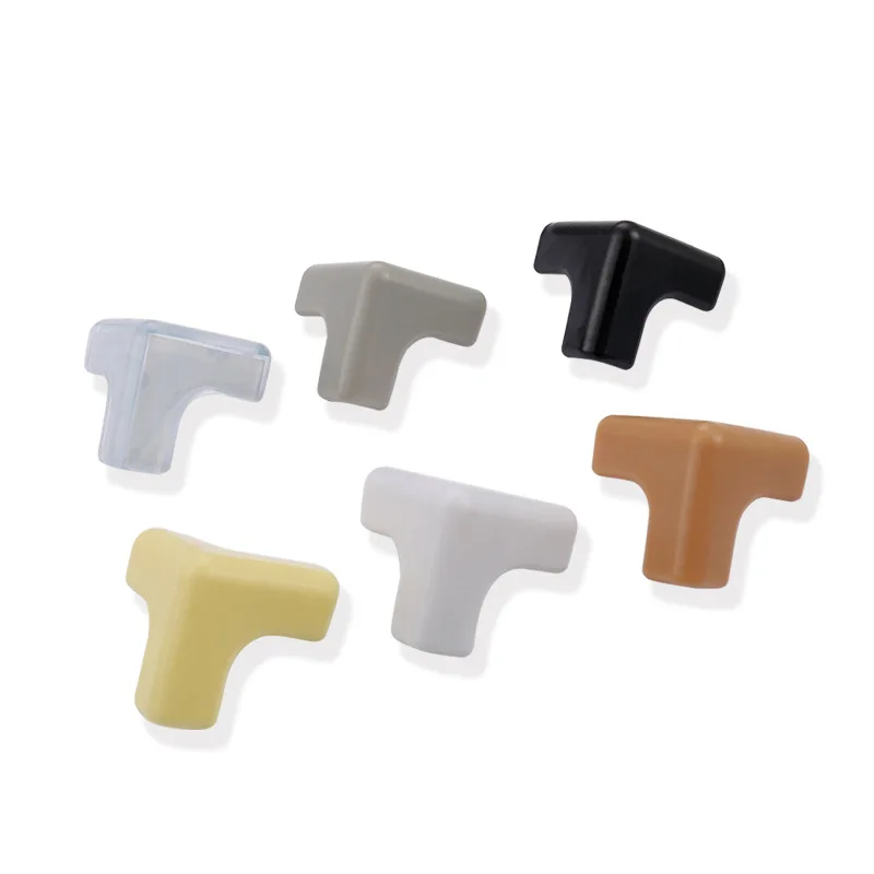 10pcs/lot Rubber Transparent L Shape Baby Safety Silicone Corner Protector Kids Soft Clear Table Desk Edge Corner Guards
