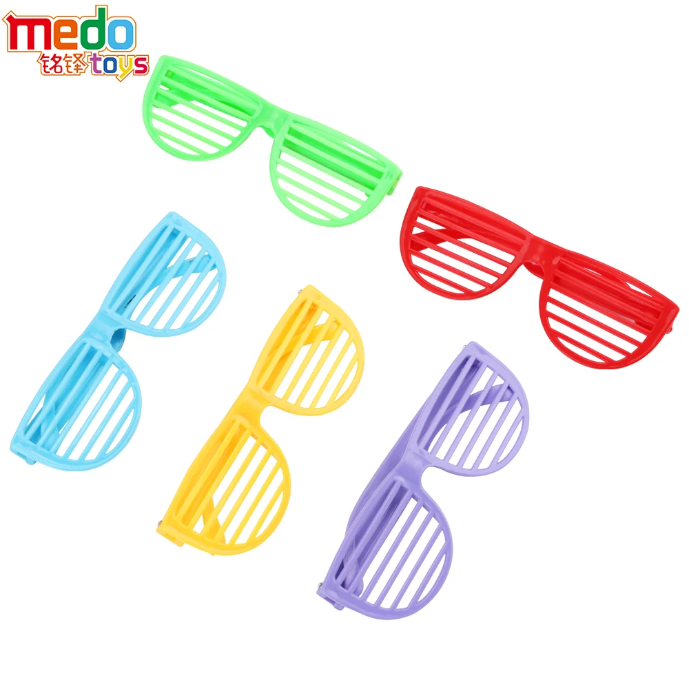

20PCS Birthday Party Toys for Children Plastic Shutter Shades Glasses Toy for Kids Party Joke Tools Pinata Fillers Goodie Bags