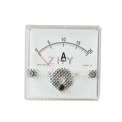 

Analog DC 20A Current Panel Meter Gauge w Screws YS-80