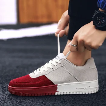 

2020 New Classics Skateboarding Shoes Men luxury shoes men Sneakers Soft Breathable Lace Up Sport Shoes Men leather flats