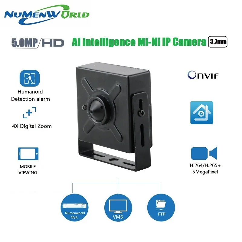 

Numenworld IP camera 5.0MP HD webcam CCTV Video camera ONVIF P2P Motion Detection RTSP Surveillance Camera Indoor
