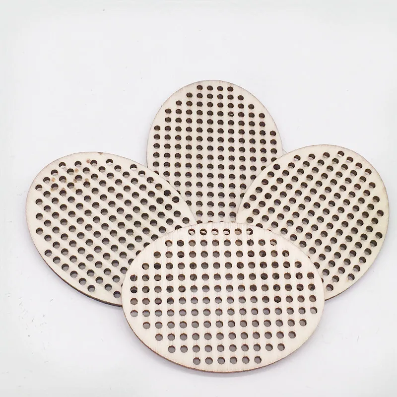 30 шт. деревянные кольца сердца для вышивки крестиком|Поделки из дерева| |