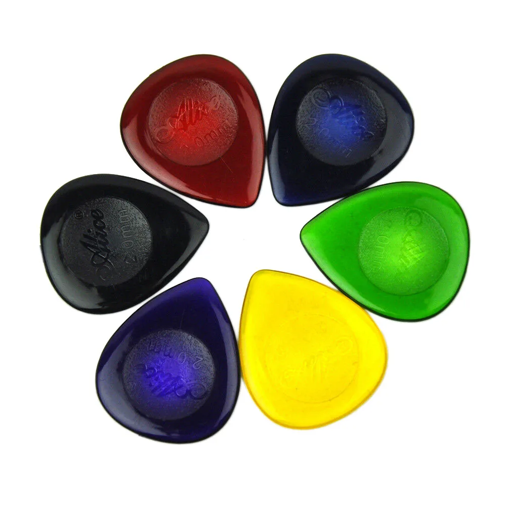 100pcs Heavy Standard Water drop Picks Mixed Colors for Guitar Bass 25mm x 30mm