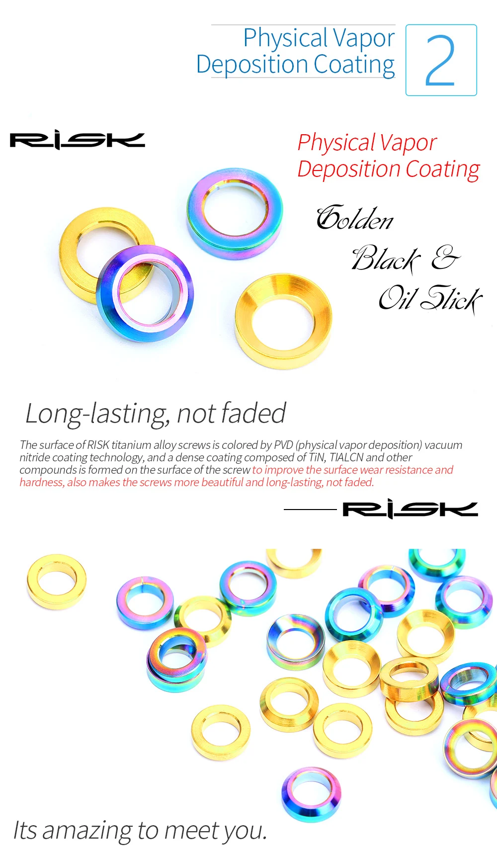 Vis Frein Vélo M4 Pièce Frein Disque Vélo Titane Vis D'étrier De Frein Vélo M4 - Alliage Titane - Compatible Shimano - Lot De 2 Avec Circlips Boulons Frein à Disque Upgrade