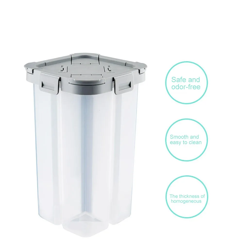 Wonderlife multi-grain storage container with cereal storage compartments  kitchen barrel  grain storage box
