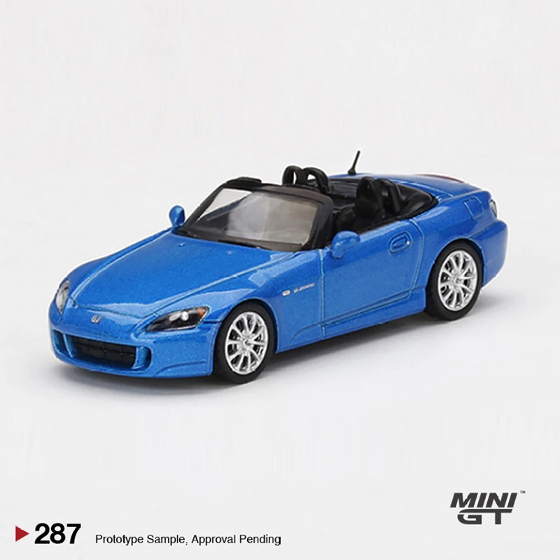 

MINI GT 1:64 H S2000 (AP2) Бермудский сплав модель автомобиля литье под давлением-Laguna Blue Pearl RHD #287