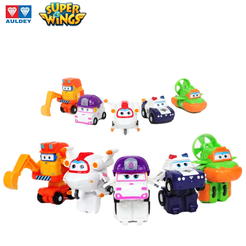 Экшн фигурки AULDEY Super Wings новинка сезона мини игрушки ZOEY/SWAMPY/ASTRO/ковш/KIM