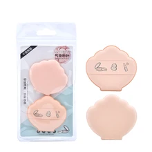 В форме ракушки воздушная подушка для пудры слоеный макияж смешивание губок основа для лица крем смешивание косметический порошок слоеный