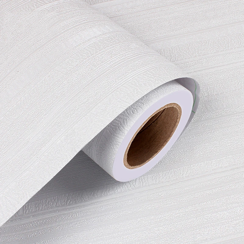 Modern Vertical Stripe Wallpaper 3D Embossed Flocking Non-Woven Wall Paper For Living Room Bedroom Background Wall Home 3D Decor