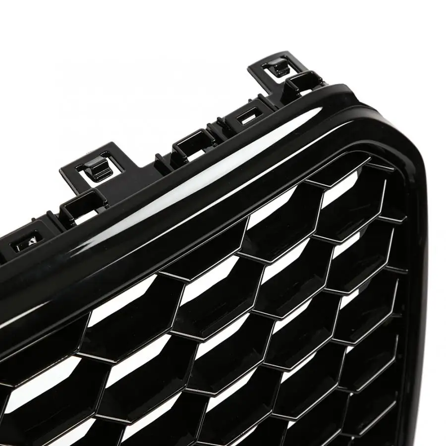 Для RS7 Стиль передняя Спортивная Шестигранная сетка сотовая решетка черный глянец для Audi A7/S7 2011 2012 2013 авто аксессуары