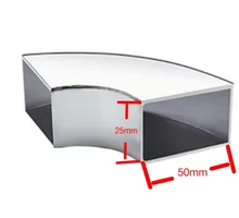Best Price 5Pieces/Lot 50X25MM 201#Stainless Steel Square Elbow 90 Degrees Welded Exhaust Pipe Bracket Connector Elbow Best Price 5Pieces/Lot 50X25MM 201#Stainless Steel Square Elbow 90 Degrees Welded Exhaust Pipe Bracket Connector Elbow