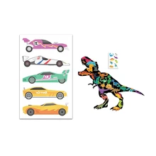 Rocooart 2 шт Временные татуировки для детская татуировка стикер тела s-Мультяшные татуировки наклейки для мальчиков и девочек День Рождения украшения