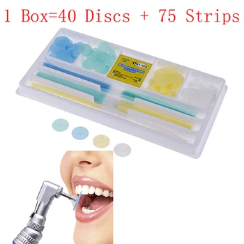 

Dental Finishing+Polishing Discs Gross Reduction Contouring Mandrel Stripes Dental Polishing Discs (40Pcs) + Stripes(75 Pcs) Kit