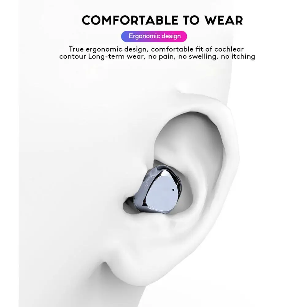 TWISTER.CK Wireless Binaural 5.0 Bluetooth Headset In-Ear Noise Reduction Touch Control Earbuds Smart Waterproof HiFi Earphone TWISTER.CK Wireless Binaural 5.0 Bluetooth Headset In-Ear Noise Reduction Touch Control Earbuds Smart Waterproof HiFi Earphone