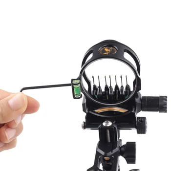 

Archery Compound Bow Sight Micro Optical Fiber Sporting .019 Fiber Black