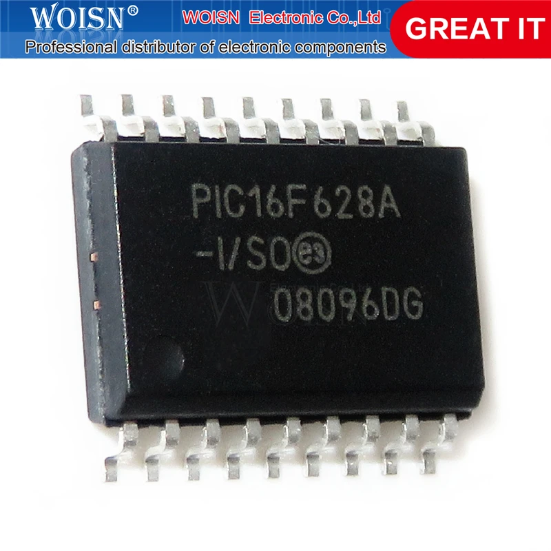 20 шт./лот PIC16F628A-I/SO 16F628A-I/SO PIC16F628A PIC16F628 SOP-18 в наличии | Электронные компоненты и