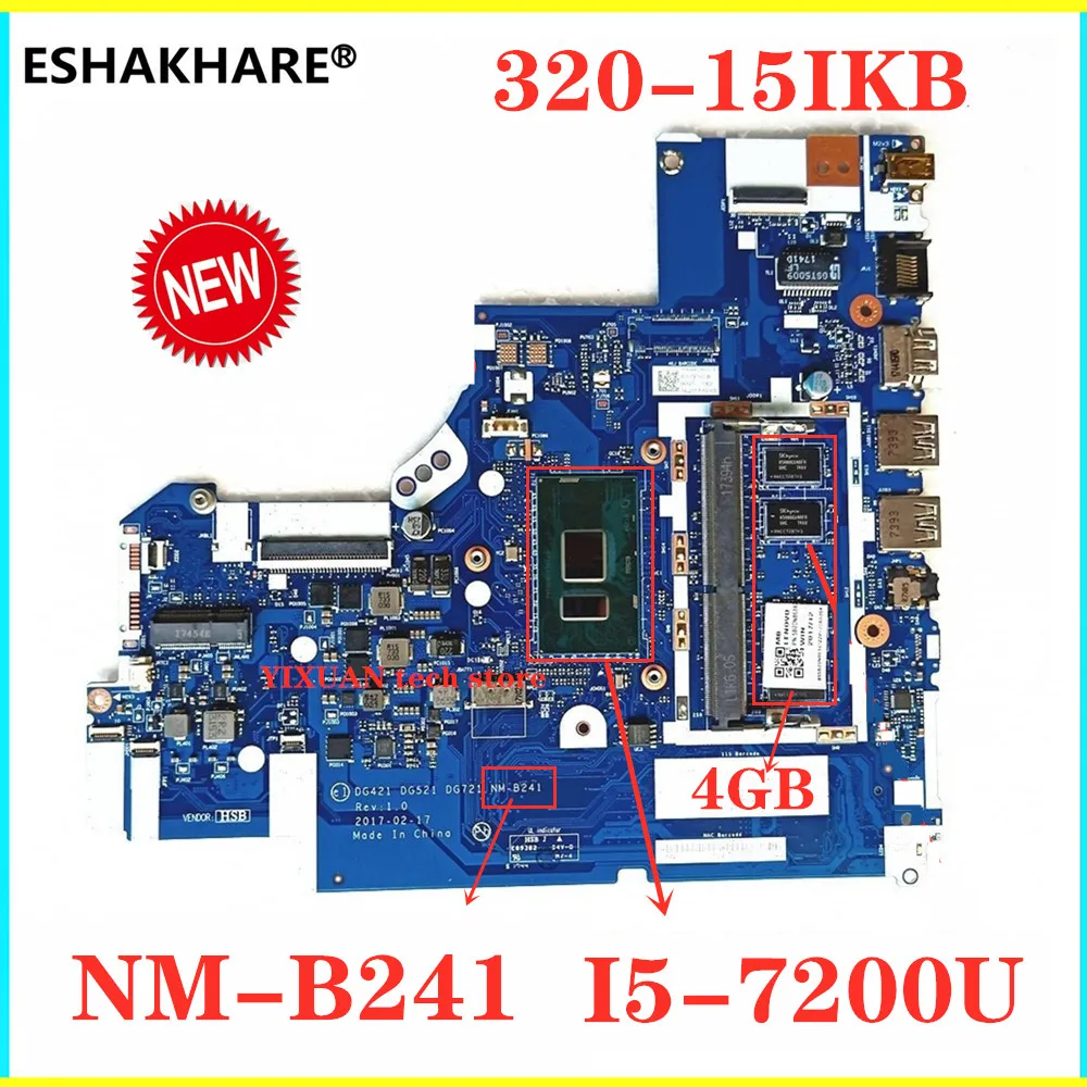 5B20N86347 для Lenovo 320-15IKB 320-17IKB V320-17IKB материнская плата DG421 DG521 DG721 NM-B241 Материнская