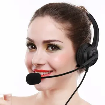 

300D USB Noise Cancelling Microphone Headset Call Centre Office Headphones With Volume Adjustable Traffic Headset CallHeadset
