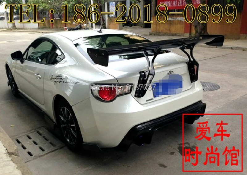 Для Subaru BRZ Toyota 86 GT86 2012- карбоновый задний спойлер на крыло, крышу багажника для губ