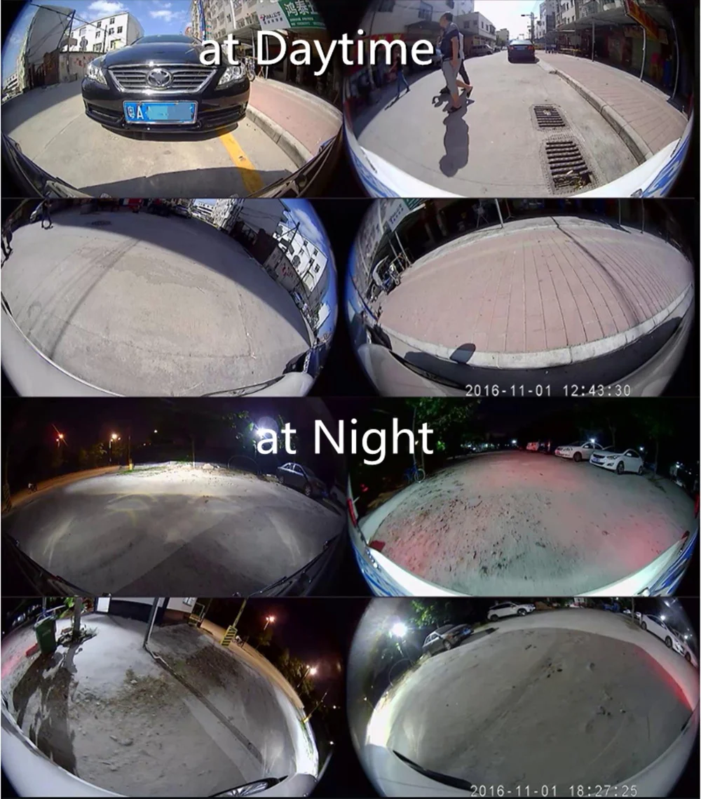 3D HD 360 Car Surround View Monitoring System 