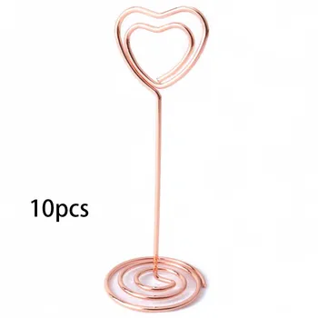 

Wedding Holder Name Holder Stand Card Stand Table Clips Love Event Party Shaped Heart
