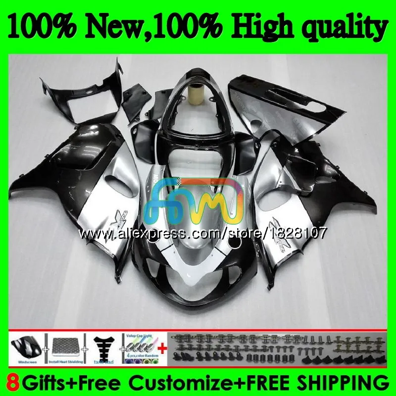 SRAD для SUZUKI TL 1000 R TL 1000R 98 Серебро Черный 99 00 01 02 03 46BS. 8 TL1000 R TL1000R 1998 1999 2000 2001 2002 2003 обтекатель - Цвет: No. 1