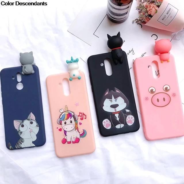 Funda Huawei Mate 20 Lite Case etui Mate 10 Lite Case 3D Kawaii Bear  Unicorn Silicone Cover on for Huawei Mate 20 Lite Case Capa - AliExpress