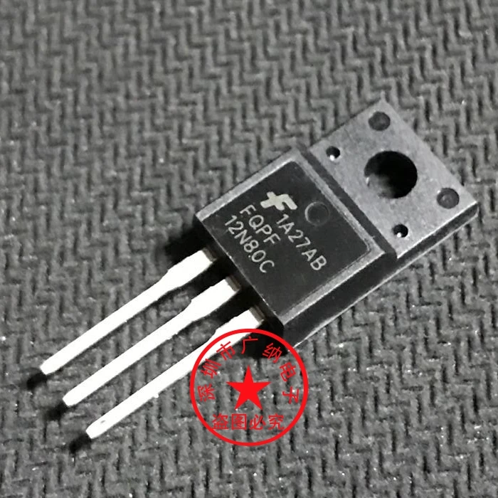 5 шт./лот FQPF12N80C 12N80C-220 12A 800V