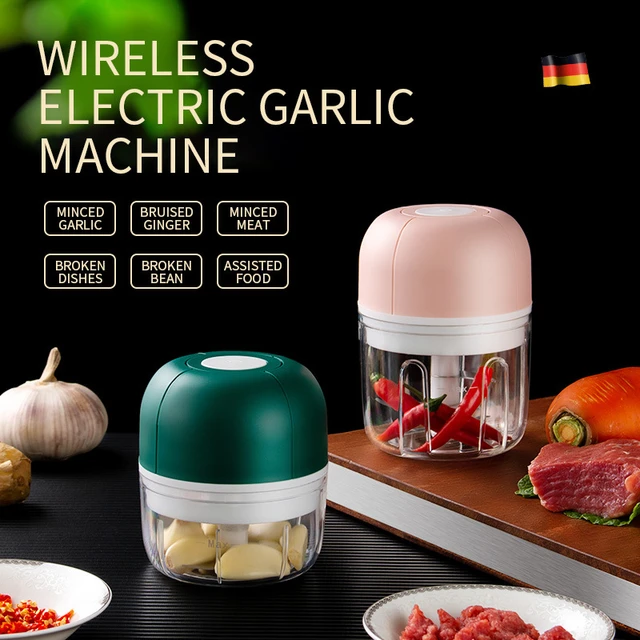 Wireless Electric Garlic Masher, Household Portable Garlic Masher, Mini  Meat Grinder, Baby Food Cooking Machine 