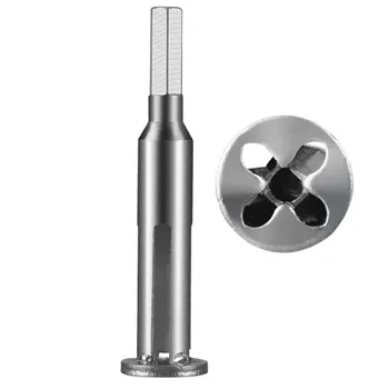 

Automatic Skinless Wire Connector Galvanized Surface Hex Chuck Non-Slip Anti-Loose Sharp Blade Gray 1 Pcs