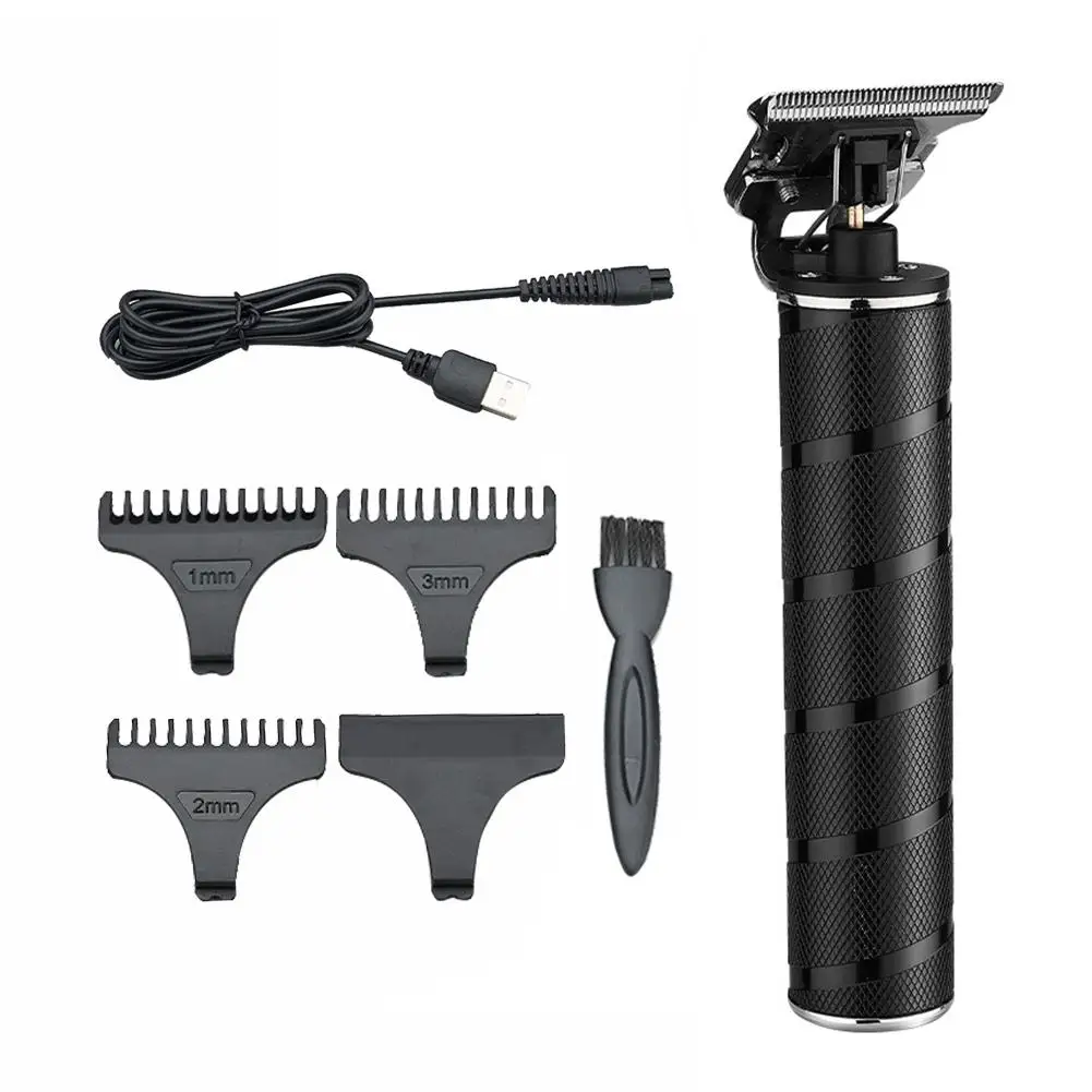 

Professional Hair Clippers Kit T-Blade Hair Trimmer Set with Guide Comb and Cleaning Brush and Others for Men Daily Hair Care
