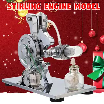 

Upgrade STEM DIY Mini Air Stirling Engine Generator Motor Model Educational Science Power Engine Toy Children Christmas Gift