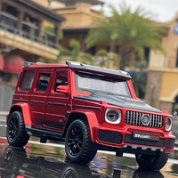 1/32 G700 G65 SUV Alloy Car Model Diecast Simulation Metal Toy Off-road Vehicles Car Model Sound Light Collection Childrens Gift 1