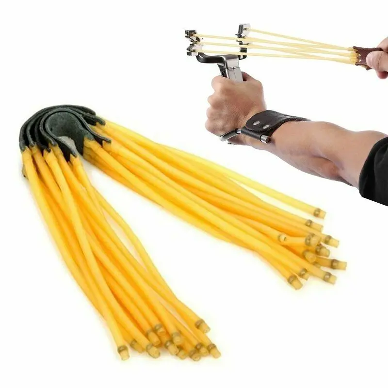 

1/5/10pcs Slingshot Hunting Slingshot Outdoor Hunting 3 Rubber Band Slingshot Elastic Rubber Band
