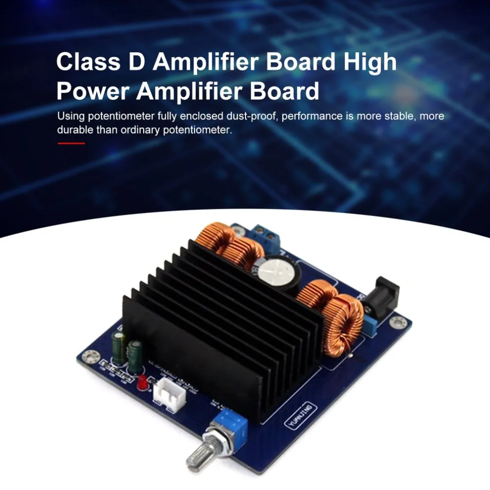 Placa de Áudio Amp para Subwoofer Potência Subwoofer Amplificador Digital Mono Classe d Alta Fidelidade 2200 uf - 35 v Alto-falantes 150 w Tda7498 Mod. 355465 9 placa de áudio mono classe d alta