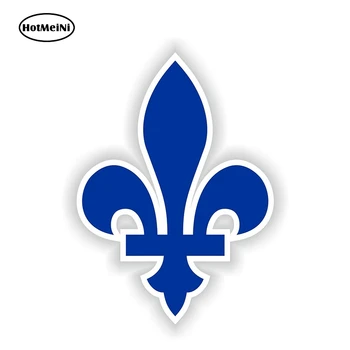 

HotMeiNi 13cm x 9.4cm Quebec Fleur De Lys Canada Vinyl Sticker Decal Bumper Autocollant Auto Laptop Reflective Car Stickers