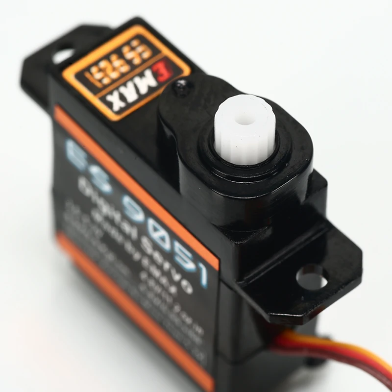 1 шт. EMAX ES9051 ES9251 4,3 г/2,5 г цифровой сервопривод пластмассовая коробка передач 0,8 кг Крутящий момент для 3D F3P самолета Прямая поставка