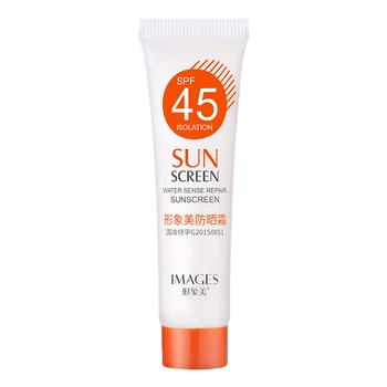 

Images 2PCS Sunscreen Moisturizing Refreshing Non-Greasy Light and Breathable SPF45 ++ UV Long-Lasting Sunscreen