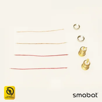 

Smabat DIY Enhanced Pin Socket Female Socket MMCX Pure Copper Gold-Plated Built-In Threaded Nut Headset Plug-In