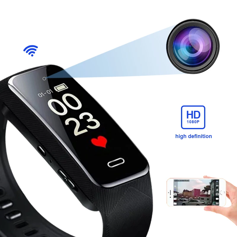 

Mini Cam Wifi Smart Bracelet Mini Wifi Camera Invisible Hidden Mini Camera MC47012