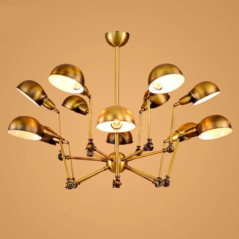 

6/9/12 Heads Nordic Loft Log Spider Pendant Light RH Restaurant Living Dining Room Led Hanging Lamp Studio Light Free Shipping