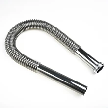 

800mm Sink Drain Hose Stainless Steel Siphon Flexible Sink Waste Sink Drain Hose For Bathroom Kitchen Basin Hoses High Quality