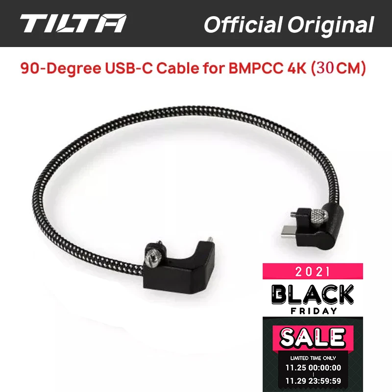 Штатив Tilta BMPCC 4K Φ 90-Degree 20 см штатив с кабелем для телефона 90 градусов 30 6K PRO |