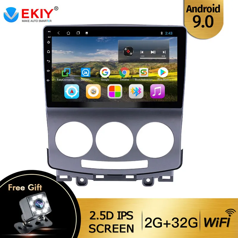 EKIY 9 ''IPS автомобильный радиоприемник для Mazda 5 2005 2010 Android 0 GPS навигационная
