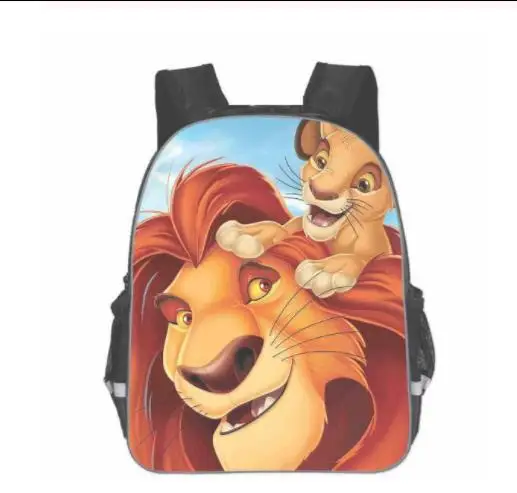 as pictures Simba Король Лев школьный рюкзак для детей, мальчиков и девочек мультфильм Король Лев школьные сумки для девочек дошкольников детский сад сумка - Цвет: as pictures