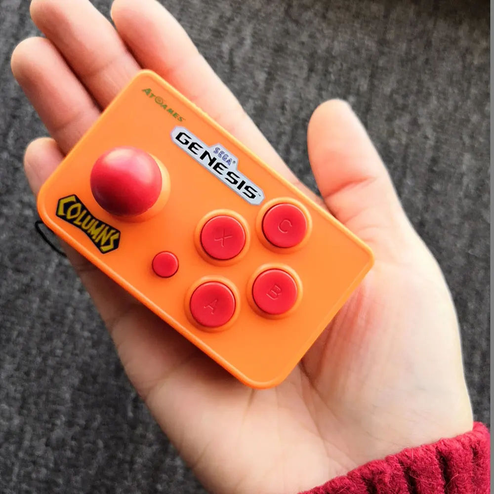 New Mini Arcade Nano Video Game Console Genuine Arcade Style Joystick Built in 10 Game For sega TV game console