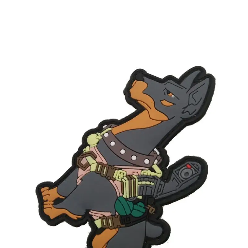 Dog Tactical Patch Magic Stickers Badge Decoration Arts Crafts Sewing Accessories